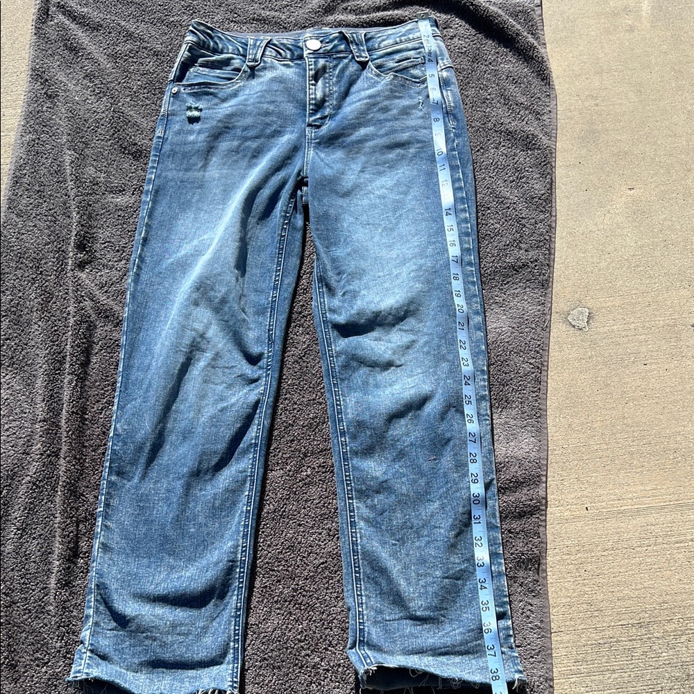 Democracy Dark Blue Straight Leg Women's Jeans